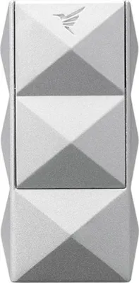 Produktbild von Colibri Quasar II 2er-Jet Flame - silbernes Metall Feuerzeug mit Rundcutter