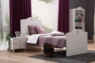 Obrázek produktu pro Dětská postel, postýlka, dětský design, moderní, bílá, postel do dětského pokoje