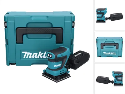 Produktbild von Makita DBO 480 ZJ Akku Schwingschleifer 18 V 112 x 102 mm + Makpac - ohne Akku, ohne Ladegerät