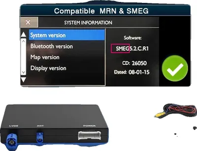 Immagine prodotto di CarPlay e Android Auto wireless, supporto video multiformato, qualità audio migliorata, modulo SMEG + telecamera installabile a posteriori