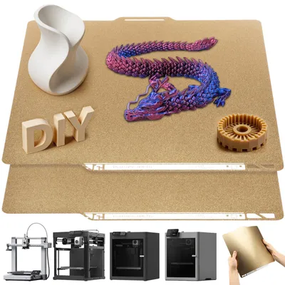 Zdjęcie produktu dla Płyty drukowane PEI, 2 sztuki, o wymiarach 257 x 257 mm, przeznaczone do różnych drukarek 3D