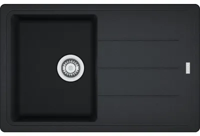 Obrázok produktu pre Franke Maris základný vstavaný drez Fragranit drez BFG 611-78 Onyx otočný gombík od 45 cm 114.0256.610