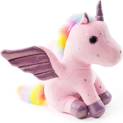 Image de Peluche licorne, jouet en peluche de 20/28 cm, idéal pour les filles, cadeau pour les enfants de 3 à 8 ans