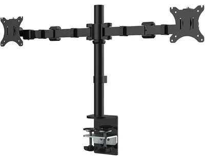 Produktbild von Monitorarm Schreibtisch Vollbeweglich Dual-Arm Klemmmontage 25,4-68,6 cm 10 kg VESA 75/100