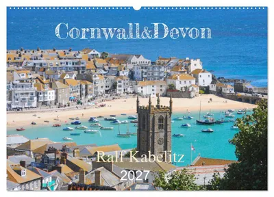 Produktbild von Cornwall & Devon 2027 (Wandkalender 2027 DIN A2 quer), CALVENDO Monatskalender