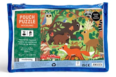 Produktbild von Puzzle-Set mit 12 Teilen, Motiv: Wald