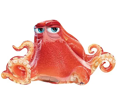 Produktbild von 1 Folienballon Hank aus Finding Dory 93 x 53 cm ungefüllt Ballongas geeignet