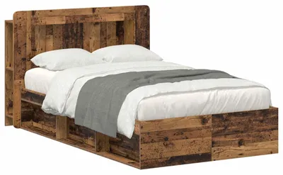 Immagine prodotto di Telaio del letto con storage Legno antico 120 x 200 cm