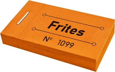 Image de Carnet de tickets frites - 250 tickets