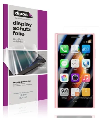 Produktbild von 4x Schutzfolie für YOHOPE XS24 PRO klar Displayschutzfolie Folie Display Schutz dipos