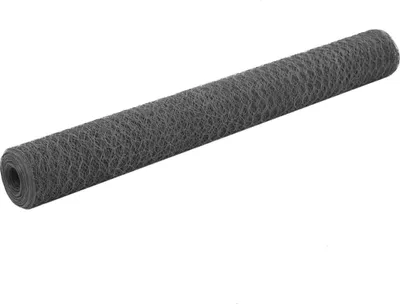 Zdjęcie produktu dla vidaXL Ogrodzenie z drutu stalowego z powłoką PVC 25x1,2 m Szare