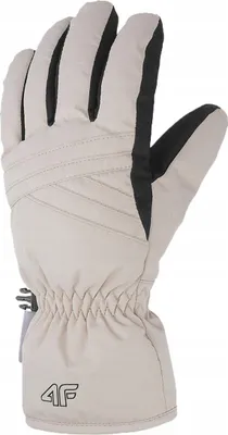 Image de 4F - Gants de ski femme "FNK F106" PP4332 (XL) (Beige/couleur crème)