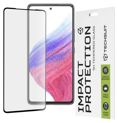 Obrázok produktu pre Techsuit 111D Celoplošné ochranné sklo s plným lepidlom pre Samsung Galaxy A53 5G - Čierne