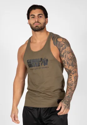 Produktbild von Gorilla Wear Classic Tank Top army green L