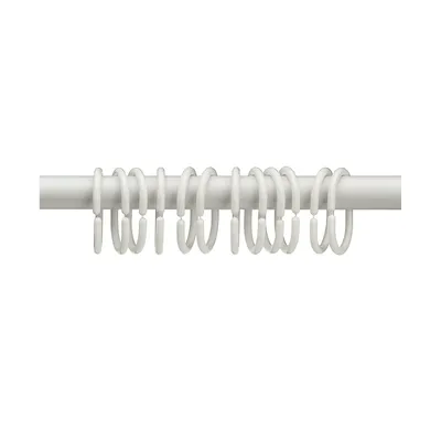 Immagine prodotto di Anelli per tende da doccia Cycle - Set di 12 - Bianco - Kela