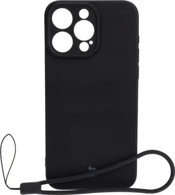 Produktbild von Bizon Case Silikon für iPhone 15 Pro Max, Schwarz