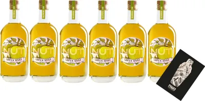 Produktbild von NUT 6er Set Blended Gin Green Apple 6x 0,7L (40% Vol) Grüner Apfel Gin NUT Distillery- [Enthält Sulfite]