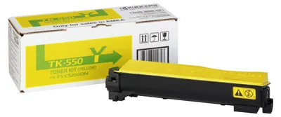 Zdjęcie produktu dla KYOCERA TK-550Y, 6000 stron(y), Żółty, 1 szt.