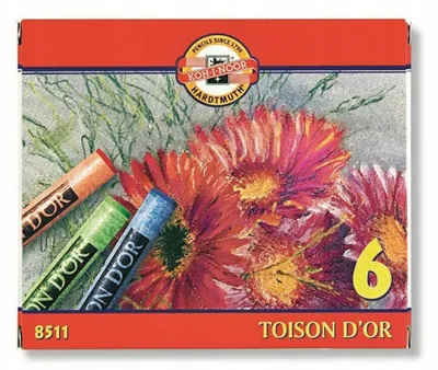 Produktbild von Koh-I-Noor Pastellkreiden 8511 Toison 6 Farben
