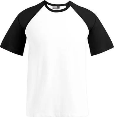 Immagine prodotto di Promodoro 1060 | Maglietta Raglan Uomo - Colore: Bianco/Nero - Taglia: L