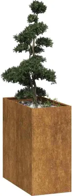 Obrázok produktu pre vidaXL Kvetináč Rusty 40x80x80 cm Oceľ odolná voči poveternostným vplyvom
