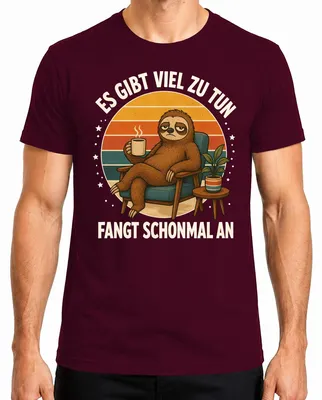 Obrázek produktu pro Tričko s potiskem "Statement", "Sarkasmus", "Humor", barva: vínová, velikost: XXL
