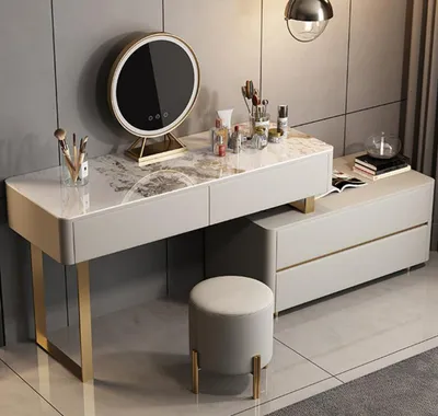 Obrázek produktu pro Ložnice Toaletní Stolek Bílý Nábytek Design