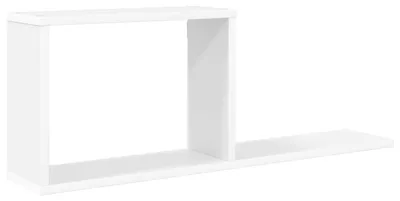 Obrázek produktu pro vidaXL Nástěnné police, bílé, 80 x 15 x 30 cm, materiál: dřevotříska
