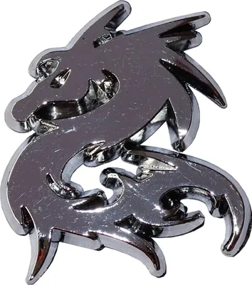 Produktbild von Hermann Schütz Relief-Chrome-Tattoo Drache 55x45mm