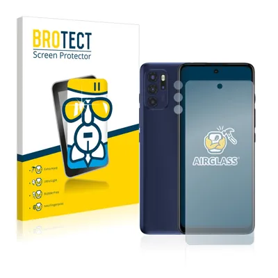 Produktbild von BROTECT Schutzglas für Motorola Moto G60S (Display+Kamera) Schutzfolie Panzer Folie Glas Display Schutz klar