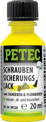 Obrázek produktu pro Petec šroubovací zajištovací barva, žlutá, 20 ml