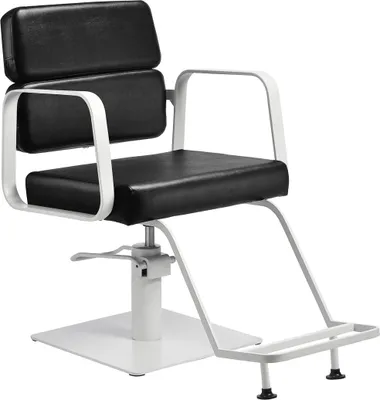 Produktbild von Verona Friseurstuhl weiß-schwarz