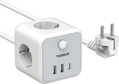 Immagine prodotto di Tessan - TS-301-C-GR - Presa di corrente