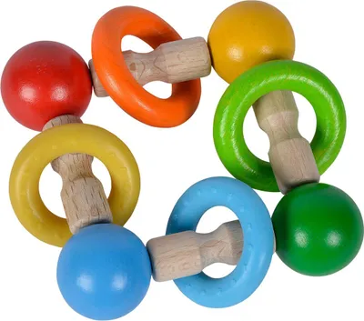 Image de Anneau Gripppring en bois Eichhorn Baby