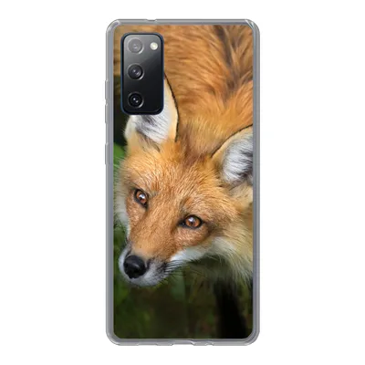 Produktbild von MuchoWow® Handyhülle Schutzhülle Hülle für Samsung Galaxy S20 FE Fuchs - Grün - Orange Silikon Softcase Handy Hülle - Abdeckung