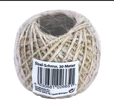 Obrázek produktu pro Sisalová šňůra, 30 m.