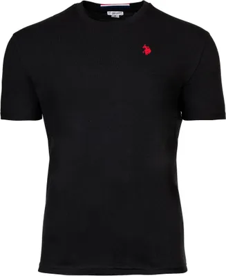 Immagine prodotto di U.S. POLO ASSN. T-shirt da uomo - girocollo, logo ricamato, cotone nero XL