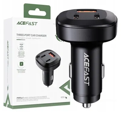 Obrázok produktu pre ACEFAST B3, Auto, Zapaľovač, Čierna