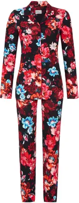 Produktbild von RINGELLA Pyjama mit Knopfleiste "Feuerblumen" 4571211 | Rot Größe: 52