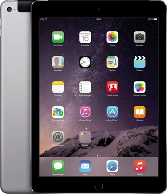 Produktbild von Apple iPad Air 2 spacegrau 64GB WiFi + 4G