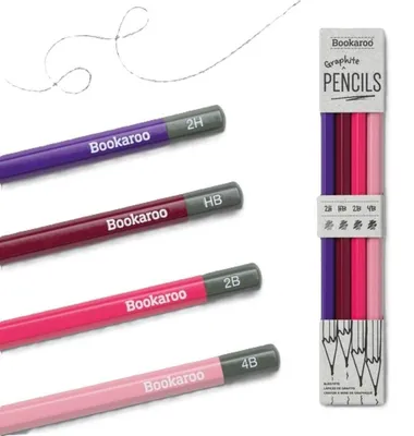 Image de Crayons Bookaroo - Rose (4 pièces)