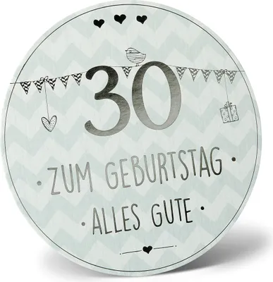 Produktbild von 30. Geburtstag – Stand-Up-Greetings – Glückwunschkarte im Format
