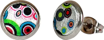 Produktbild von DeMarie Ohrstecker Edelstahl 1,0cm mehrfarbig ohne 144020104