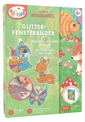 Immagine prodotto di Kit per creare decorazioni scintillanti per finestre, set creativo in una pratica confezione, kit fai-da-te per bambini dai 6 anni in su