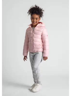 Produktbild von Minoti Steppjacke Kapuze Rosa Gr. 116 für Mädchen