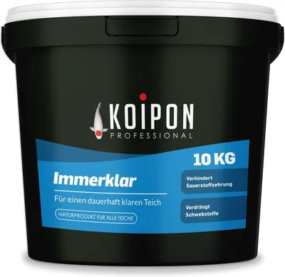 Produktbild von KOIPON Immerklar 10kg Natürlicher Wasseraufbereiter gegen Schwebealgen & Trübung