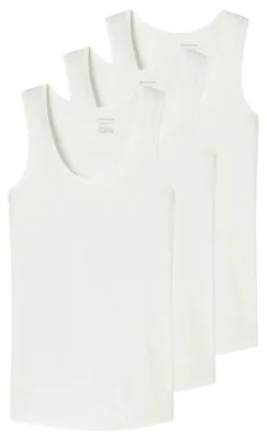 Produktbild von Schiesser 3er Pack Personal Fit Unterhemd / Top Atmungsaktiv und formstabil, Ohne Seitennähte für mehr Komfort, Elastischer Single Jersey
