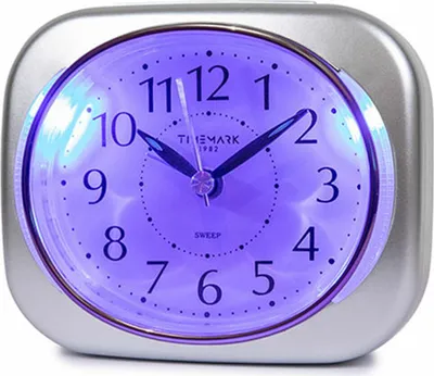 Image de Réveil analogique Timemark 10 x 8,5 x 4 cm Argenté Classique