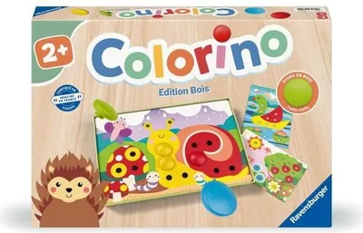 Produktbild von Colorino Holz Edition, Ravensburger Lernspiel, Holzpions, Fördert Kreativität, Ab 2 Jahren