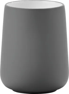 Produktbild von ZONE Zahnbürstenbecher NOVA  mit Soft-Touch, grau